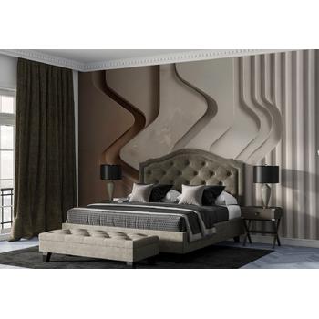 3 Boyutlu Geometrik Tarz Duvar Kağıdı Tasarımı