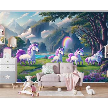 Küçük Sevimli Boynuzlu Atlar - Pony Duvar Kağıdı