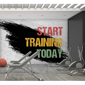 Spor - Fitness Salonu Özel Tasarım Duvar Kağıdı