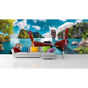 Thailand Deniz ve Tekneler Duvar Kağıdı