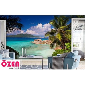 Tropikal Okyanus Kenarı Manzarası