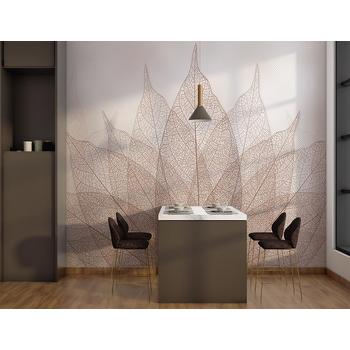 Vintage Duvar Kağıtları , Şeffaf Yapraklar duvar Kağıdı