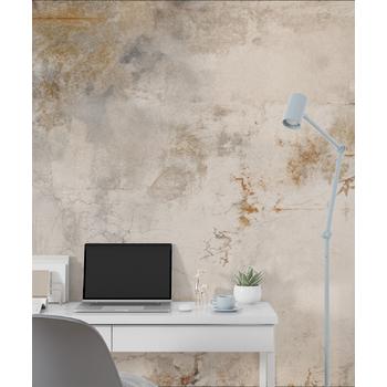 Eski Çatlak Beton Duvar Görünümlü Duvar Kağıdı