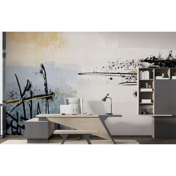 Geometrik Sanatsal Duvar Kağıdı Modelleri