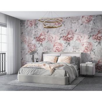 Soft Renklerde Pembe Beyaz Çiçekler , 2025 Trend Çiçek Duvar Kağıtları