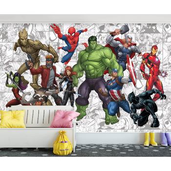 Süper Kahramanlar Çocuk Genç Odası Duvar Kağıdı Avengers