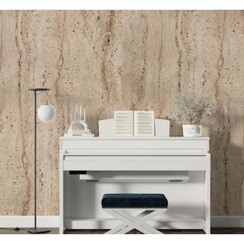 Traverten Taş Desen Duvar Kağıdı