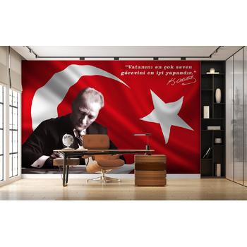 Türk Bayrağı ve Atatürk Duvar Kağıdı