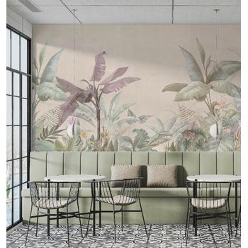 Yatak Odası Tropikal Ağaçlar Duvar Kağıdı