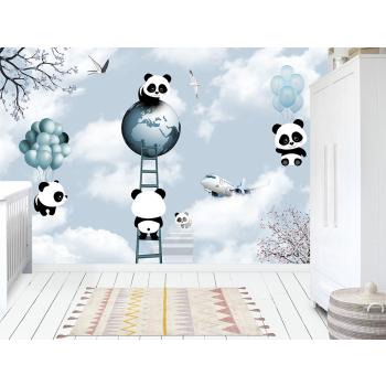 Çocuk 209 Gökyüzündeki Sevimli Pandalar