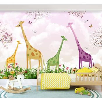 Sevimli Zürafalar Duvar Kağıdı