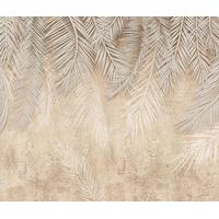 Tropikal Yapraklar Krem-Bej Duvar Kağıdı 200x169 cm