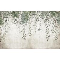 Yatak Odası Duvar Kağıdı Kuşlar ve Yapraklar 400x250 cm