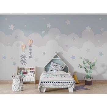 Bebek Odası Duvar Kağıdı - Bulutlar ve Yıldızlar