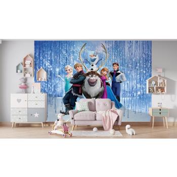 Elsa ve Arkadaşları Kız Çocuk Odası Duvar Kağıdı