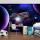 Galaksi ve Uzay Gemisi Çocuk Odası Duvar Kağıdı 