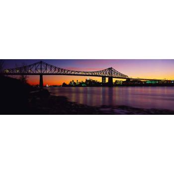 Panoramik Gece Köprü Manzarası