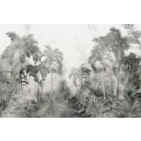 Sisli Tropikal Orman Manzarası Duvar Kağıdı 250x170 cm