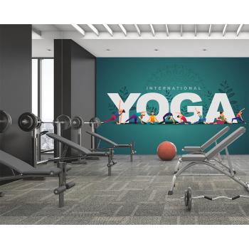 Yoga Duvar Kağıdı Spor Fitness Salonu 
